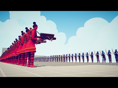 50x CHU KO NU vs 50x EVERY RANGED UNITS - Totally Accurate Battle Simulator TABS