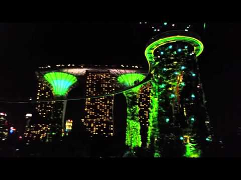 Сингапур Сады у залива шоу. Singapur gar