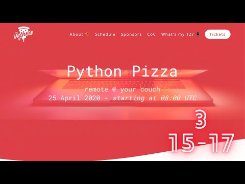 [RAW] Remote Python Pizza - part 3 (UTC 15-17)
