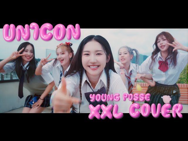 SNSで話題が絶えない新ガールズグループ、荒牧深愛も所属のUN1CON、韓国トップアーティストYOUNG POSSEと日韓コラボ! 9 YouTubeサムネイル