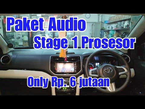 Paket Audio sound stage 1 + Prosesor procesor LM XM 4.15 EL DSP @ Rush Terios Only Rp. 6 juta an
