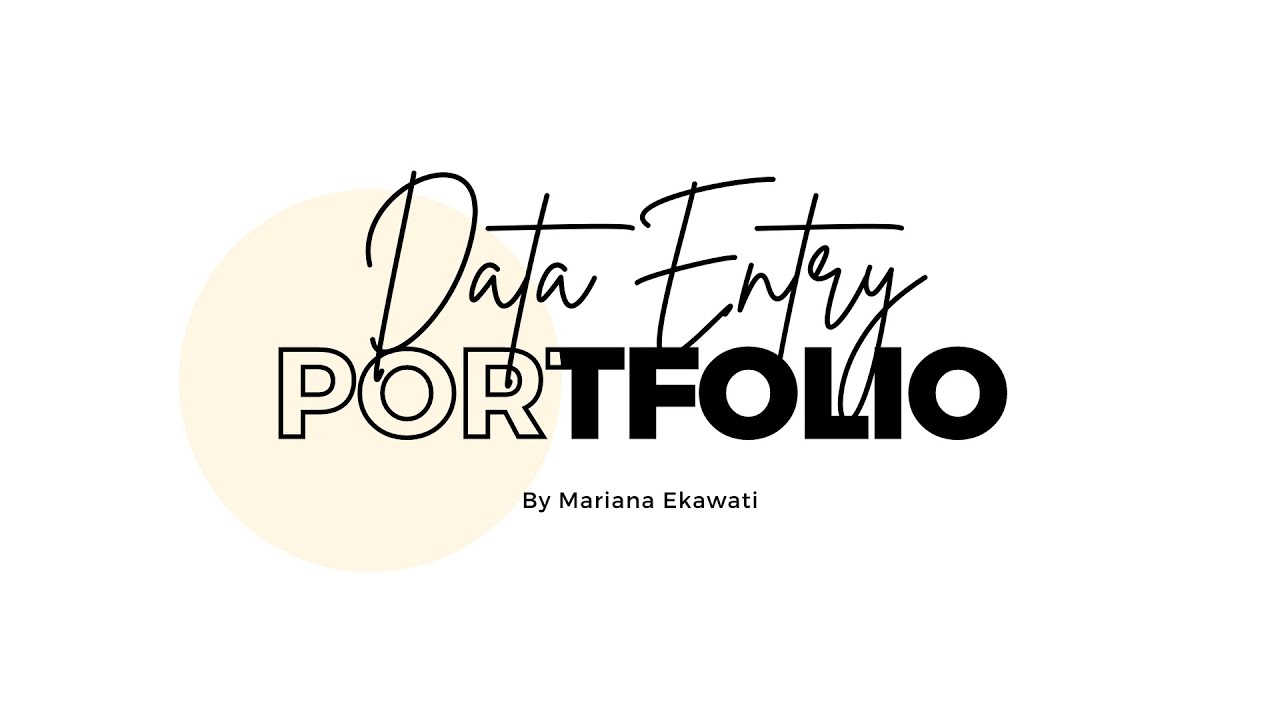 Entri Data - Data entry support - 2