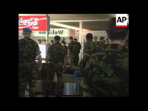 CROATIA: MORE BRITISH TROOPS ARRIVE FOR UN RAPID REACTION FORCE