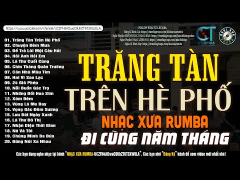 Nhạc Xưa Rumba Hiếm Có Vô Cùng | TRĂNG TÀN TRÊN HÈ PHỐ - Lk Nhạc Lính Xưa 1975 Hay Bất Hủ Một Thời