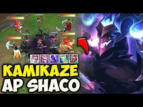 KAMIKAZE FULL AP SHACO IS A FUN WAY TO PLAY... | Pink Ward Shaco Top
