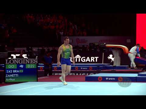 ZANETTI Arthur (BRA) - 2019 Artistic Worlds, Stuttgart (GER) - Qualifications Floor Exercise