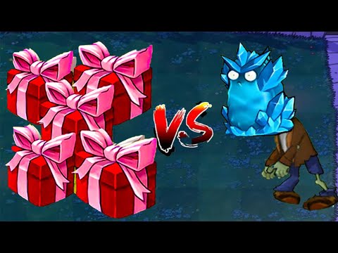 PVZ 3 Fusion Challenge | Ice Tall Nut Zombie Vs 5 Fusion Plants Boxes Challenge! Epic Battle!