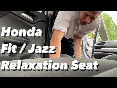 How to set up the Honda Jazz Relaxation Seat #hondafit #hondajazz #howto