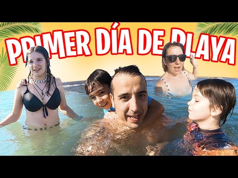 ¡PRIMER Día de PLAYA! 🏝️De una FAMILIA NUMEROSA 👨‍👩‍👧‍👦después DEL CONFINAMIENTO
