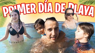 ¡PRIMER Día de PLAYA! 🏝️De una FAMILIA NUMEROSA 👨‍👩‍👧‍👦después DEL CONFINAMIENTO