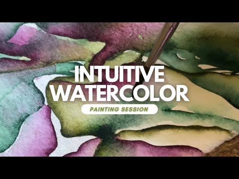 Intuitive Watercolor Painting Session 3 with Jessica Young #watercolorpainting #intuitiveart #art