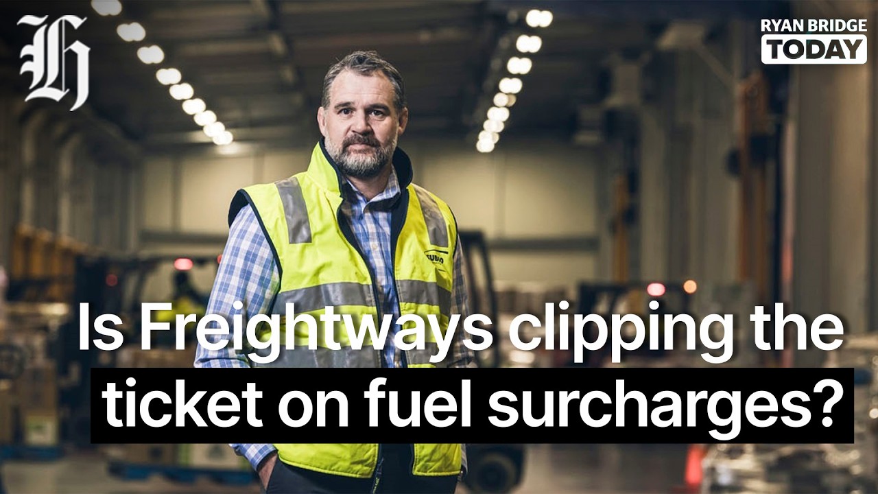 CEO responds: Is Freightways clipping the ticket on fuel surcharges? | Ryan Bridge TODAY