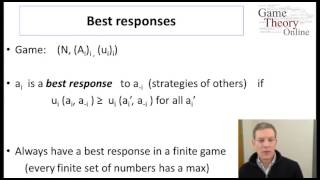 Lecture 2 - 5 -(Game Theory )- Nash Equilibrium - Pure Strategy Definitions (8-24)