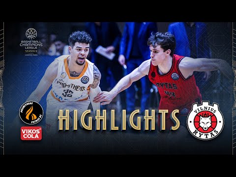 Promitheas Patras BC Vikos Cola v Rytas Vilnius | Highlights | #BasketballCL 2025-26