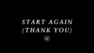 Start Again (Thank You) | Vineyard Song of The Month | May 2017 | Worship Lyric Video