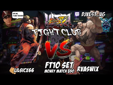 USF4 Fight Club Exhibition Series - lilsicx66 VS RVASwix FT10 Set Money Match $50