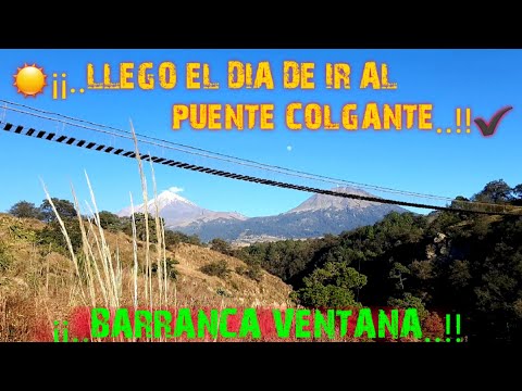 VISITAMOS EL PUENTE COLGANTE QUE ESTA EN MI SAN FRANCISCO CUAUTLANCINGO EL BARRIO| BARRANCA VENTANA