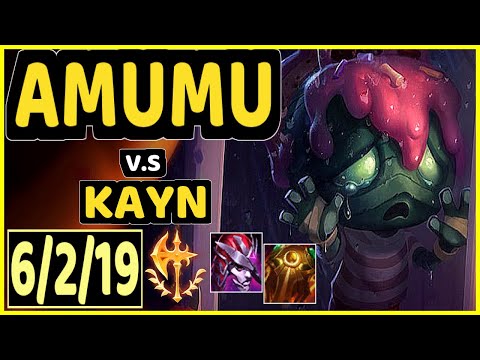 CINKROF (AMUMU) vs KAYN - 6/2/19 KDA JUNGLE GAMEPLAY - EUW Ranked GRANDMASTER