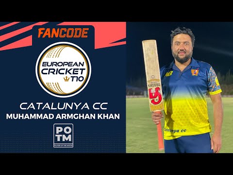 POTM: M.Armghan Khan-Group B, Match 5-GRD vs CTL|Highlights | FanCode ECS Spain,2022 Day 3|ECT22.069