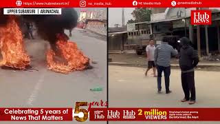 Upper subansiri district paralyzed by 12-hour bandh against NHPC project