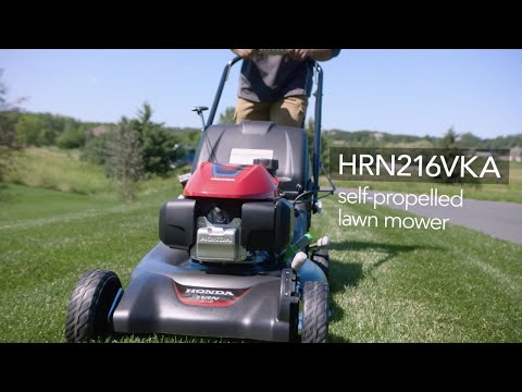 Honda Power Equipment HRN216VKA GCV170 Self Propelled in Bigfork, Minnesota - Video 1