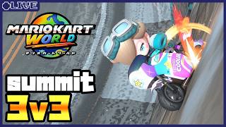 summit 3v3 w/ たかを、黒木瀬奈【マリオカートワールド】