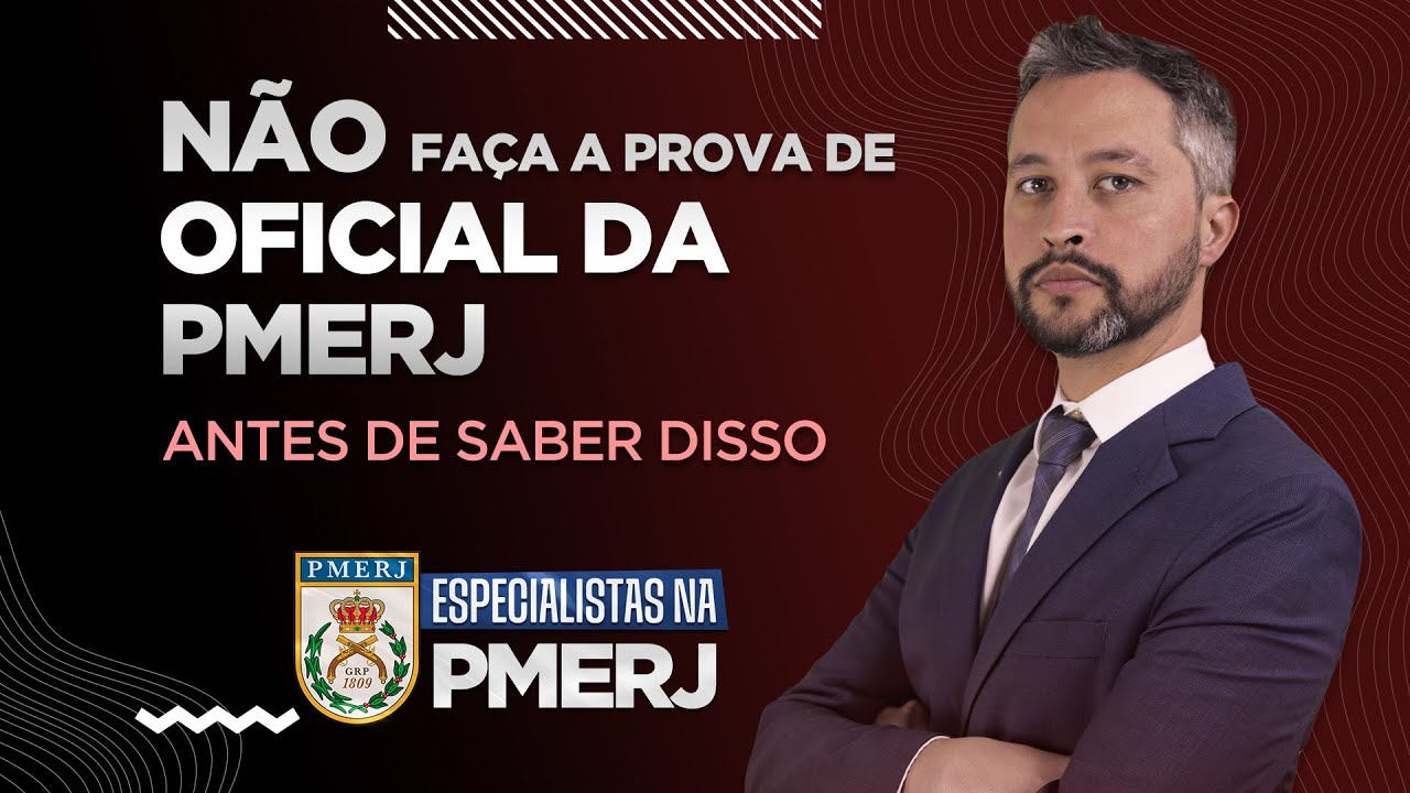 4 motivos que te impedirão de passar para Oficial da PMERJ (CFO 2024)