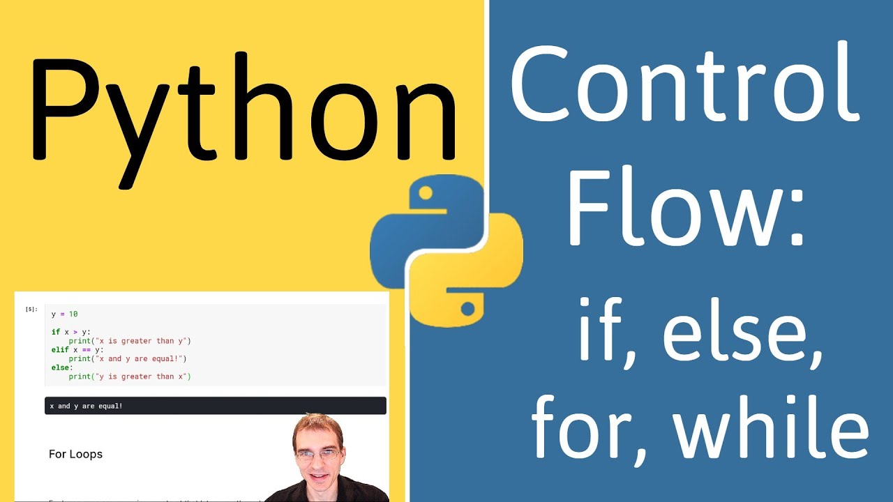 Python for Data Analysis: Control Flow (if, else, for, while)
