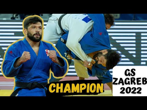 Beka Gviniashvili Grand Prix Champion at Zagreb 2022 Georgia Judo