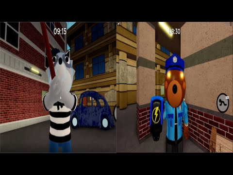 Rash vs Officer Doggy Jumpscare - Roblox Piggy Book 2