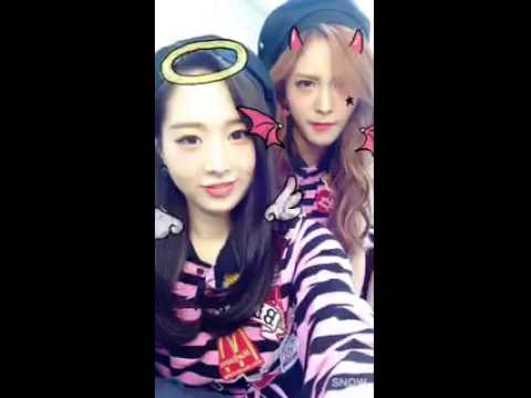 160827 Minjae - Twitter Video feat. Nahyun