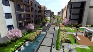 Modern Peyzaj - Mimaroba - New Drita (Ecolog) ( 3 Boyutlu Peyzaj Tasar