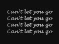 Adam Lambert Can't Let You Go with lyrics 