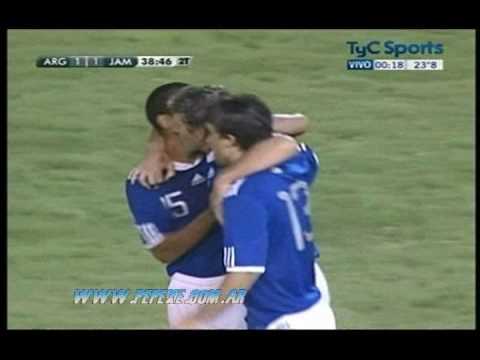 (2010) Argentina 2-1 Jamaica || gol Martin SAN Palermo