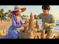 Family Beach Challenge Animated Music Video Croco Beat Kpop Demon Hunters Song