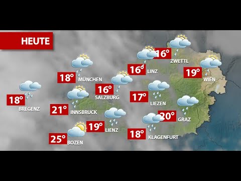 Aktuelle Wetterprognose für Freitag (05.06.2020)