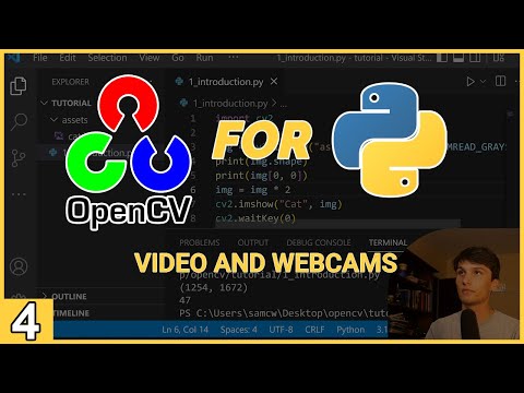 Control your Webcam with Python - OpenCV Beginners Tutorial #4