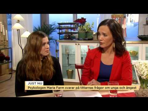 Psykologen om ungdomars ångest - Nyhetsmorgon (TV4)