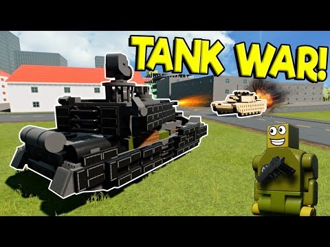 LEGO TANK WAR & BASE MISSION! - Brick Rigs Gameplay Challenge - Lego Tank City Base Battle
