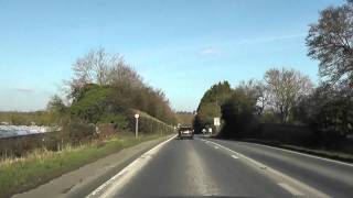 preview picture of video 'Driving On The A4103 From Leigh Sinton To Worcester, Worcestershire, England 3rd February 2012'