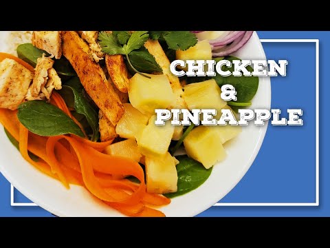 Chicken and Pineapple Dragon Bowl | Healthy Fast Dinner!