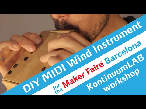 Making the MIDI wind instrument for my MakerFaire workshop
