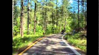 preview picture of video 'Wyoming Motorcycle Trip 4 - Iron Mountain Road to Mount Rushmore'