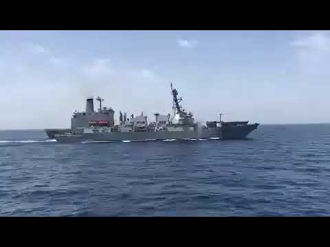 HMS Montrose warship patrol to ensure free passage of shipping lines in the Persian Gulf