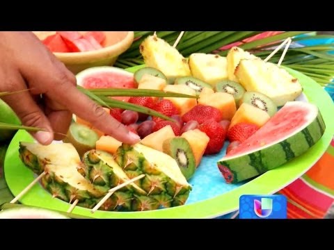 Recipe for fruit salad and refreshing drinks with chef Carlos - Despierta America