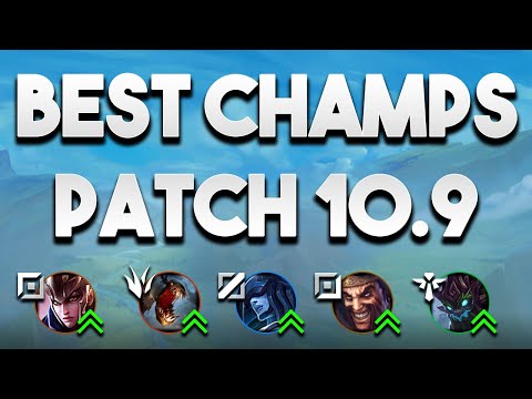 Best Champions To Carry Solo Queue Patch 10.9 | LoL Tier List Patch 10.9