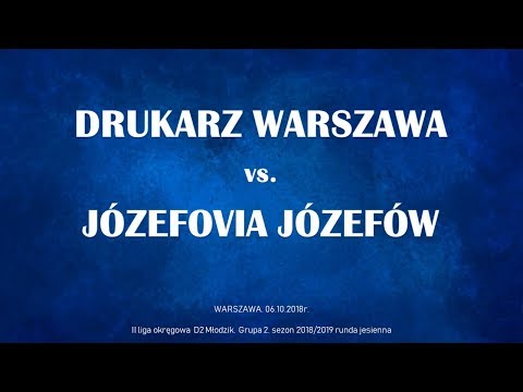 KS Drukarz Warszawa vs. MLKS Józefovia Józefów - rocznik 2007 - 06.10.2018r.