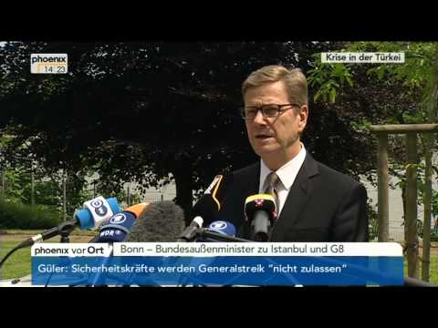 Guido Westerwelle zur Lage in der Türkei am 17.06.2013