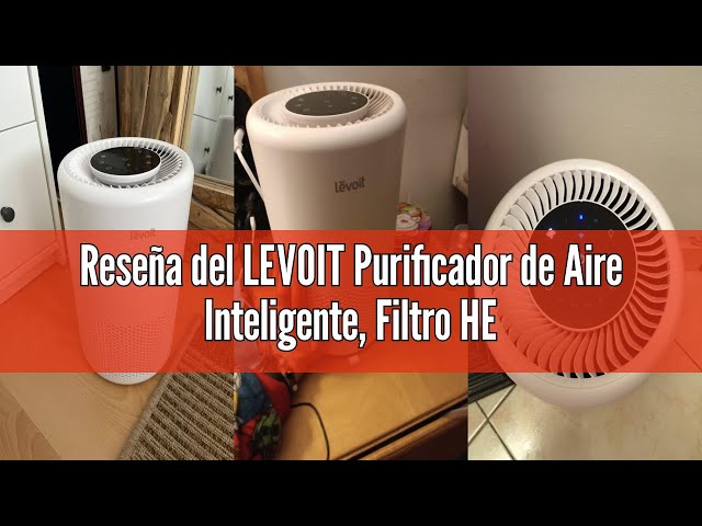 Vídeo relacionado con LEVOIT Purificador de Aire Inteligente, Filtro HEPA, Control por Alexa, Silencio Modo Sueño inferior a 24dB, Elimina 99,97% de Alergia Polen Olor y Caspa de Mascota,Blanco