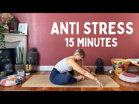 Reduce stress and stretch: 15-minute gentle yoga routine
